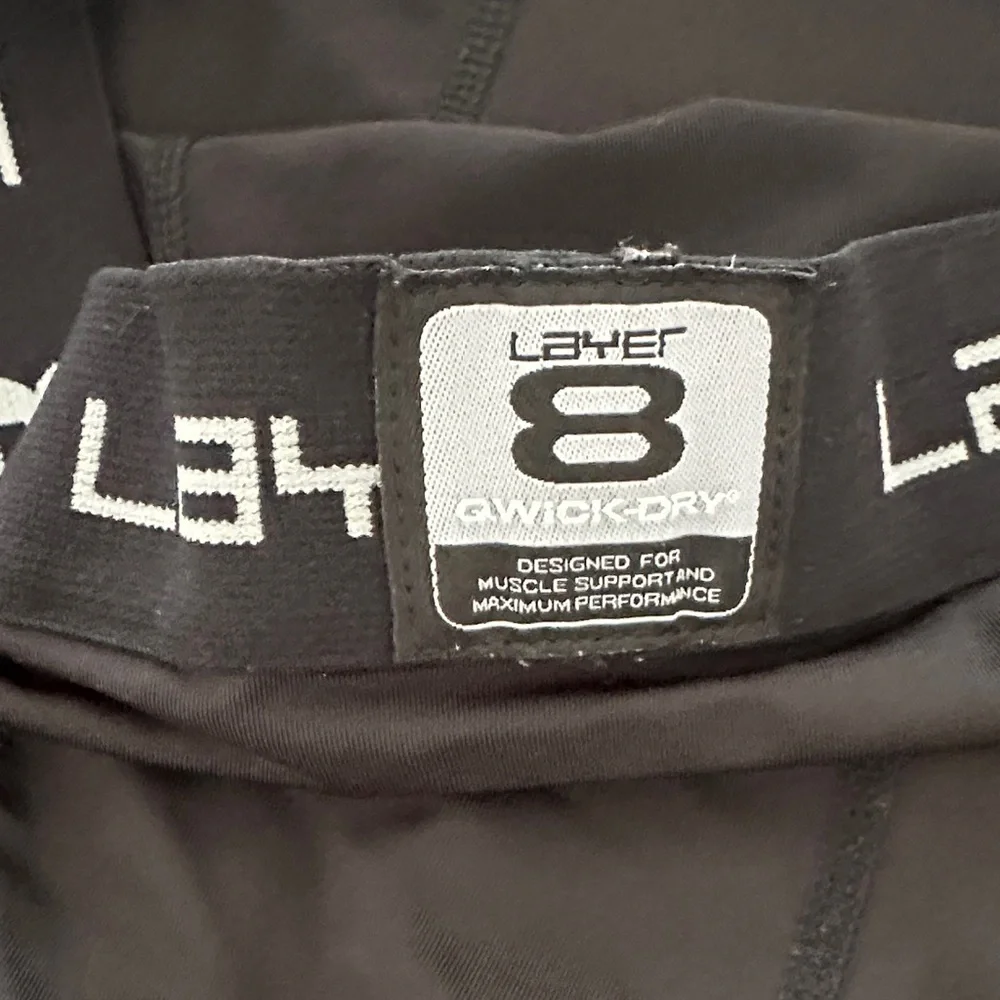 Layer 8 Men's Dark Boxer Briefs with Logo Band Size XL
